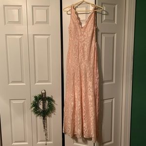 Pink Formal Dress - bridesmaid dress